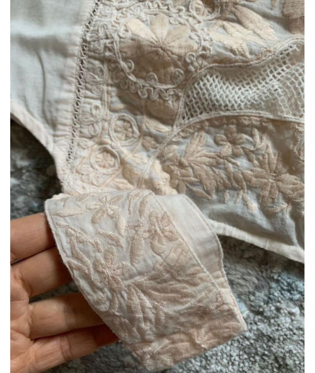 FOR LOVE AND LEMONS Розовая хлопковая майка, фото 6
