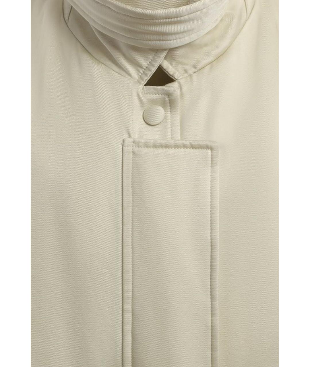 JIL SANDER Бежевая шелковая куртка, фото 3