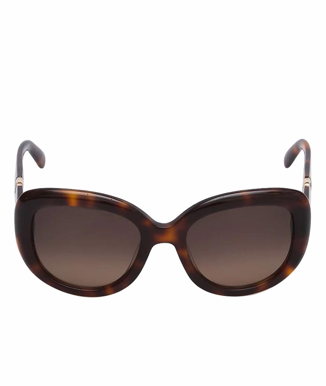 FERRAGAMO Коричневые солнцезащитные очки, фото 1