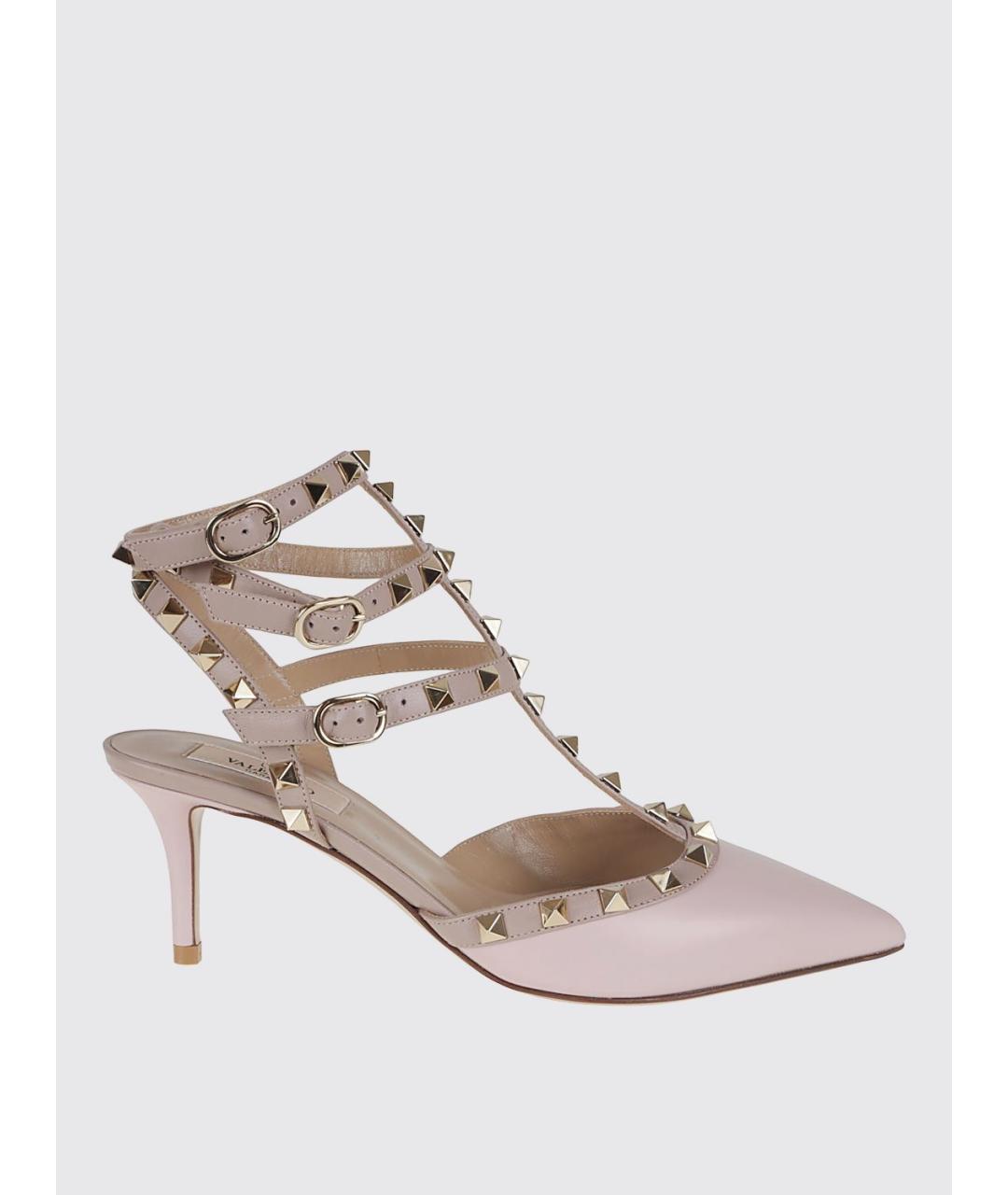 VALENTINO Розовые кожаные туфли, фото 4
