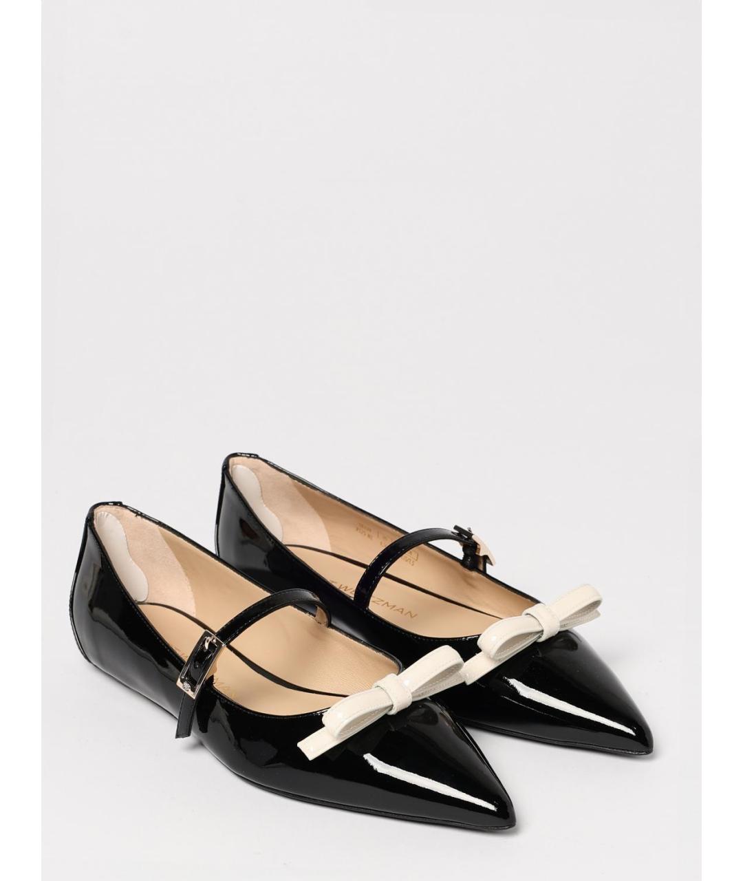 STUART WEITZMAN Черные балетки, фото 2