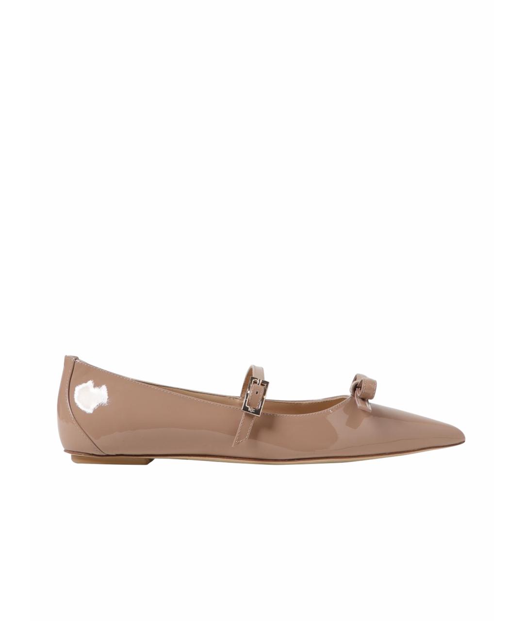 STUART WEITZMAN Розовые балетки из лакированной кожи, фото 1