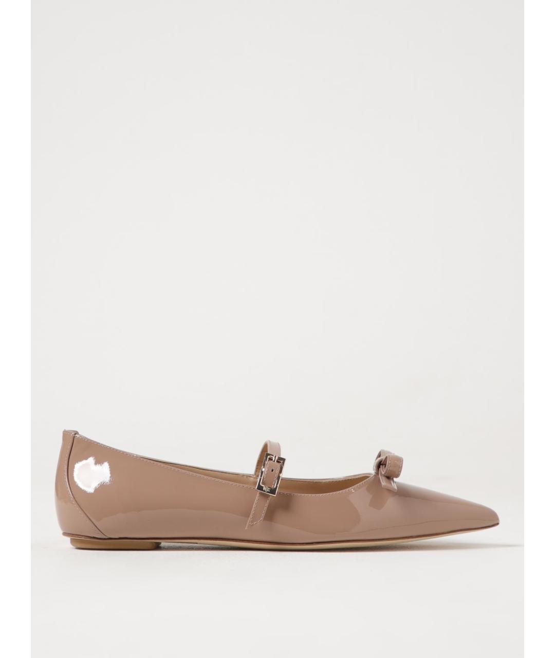 STUART WEITZMAN Розовые балетки из лакированной кожи, фото 5