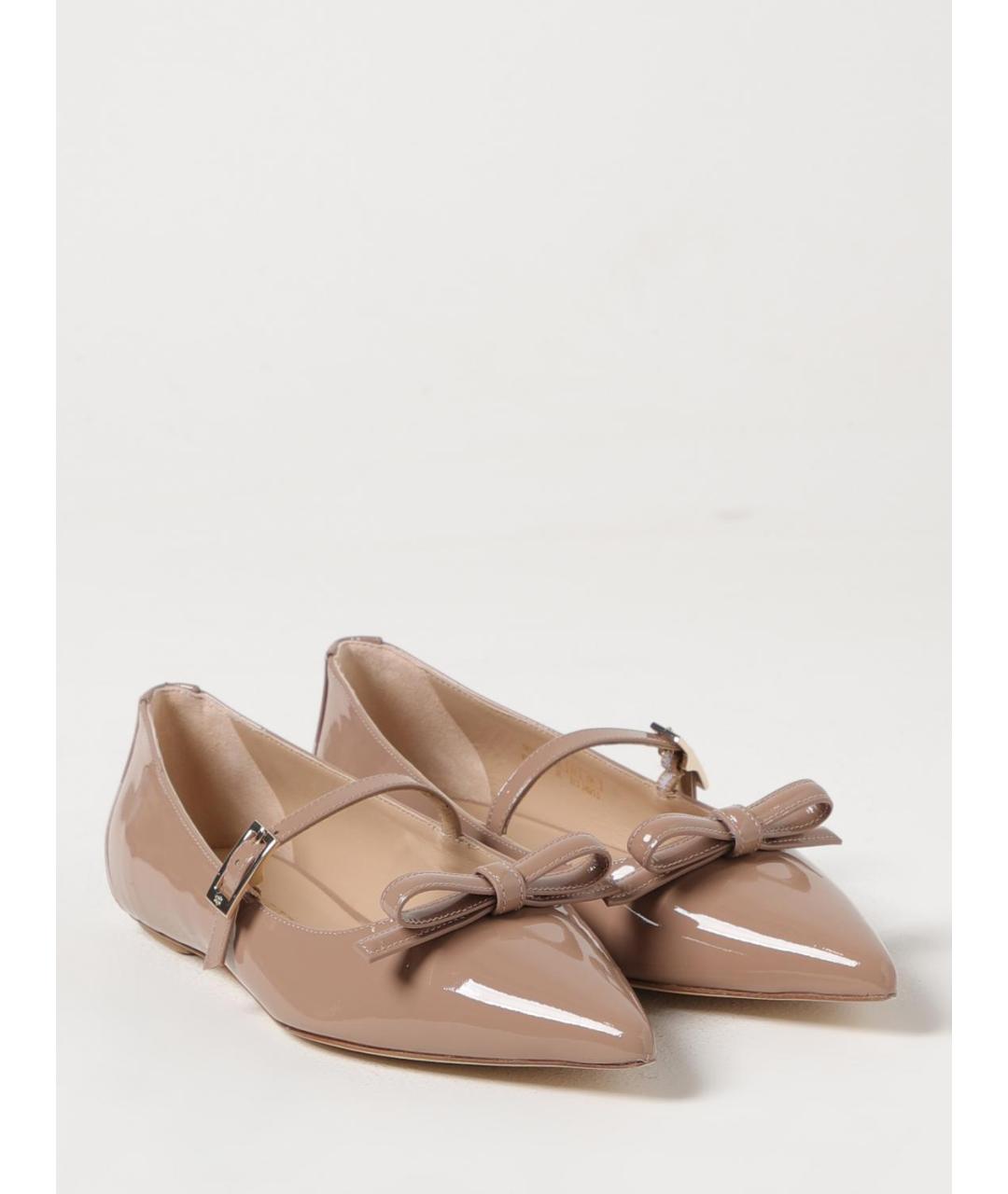 STUART WEITZMAN Розовые балетки из лакированной кожи, фото 2