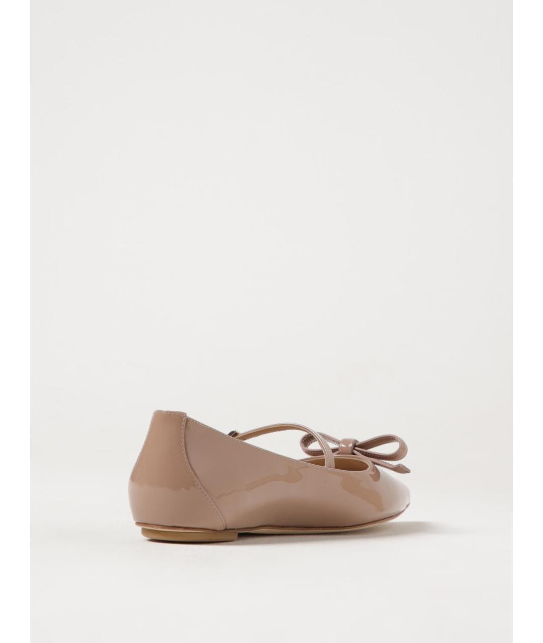 STUART WEITZMAN Розовые балетки из лакированной кожи, фото 3