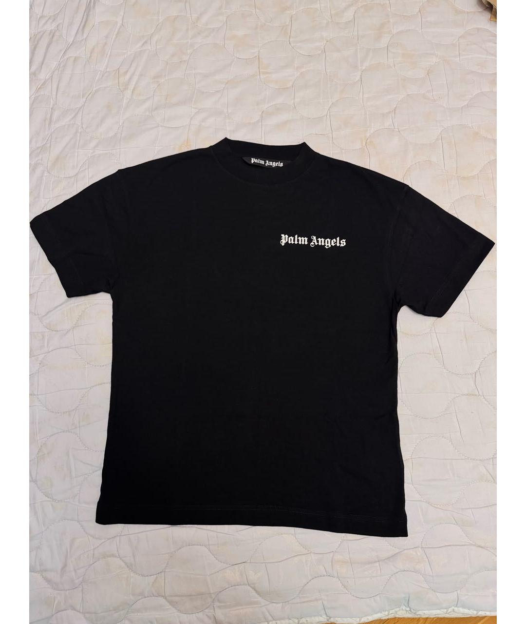 PALM ANGELS Черная футболка, фото 6