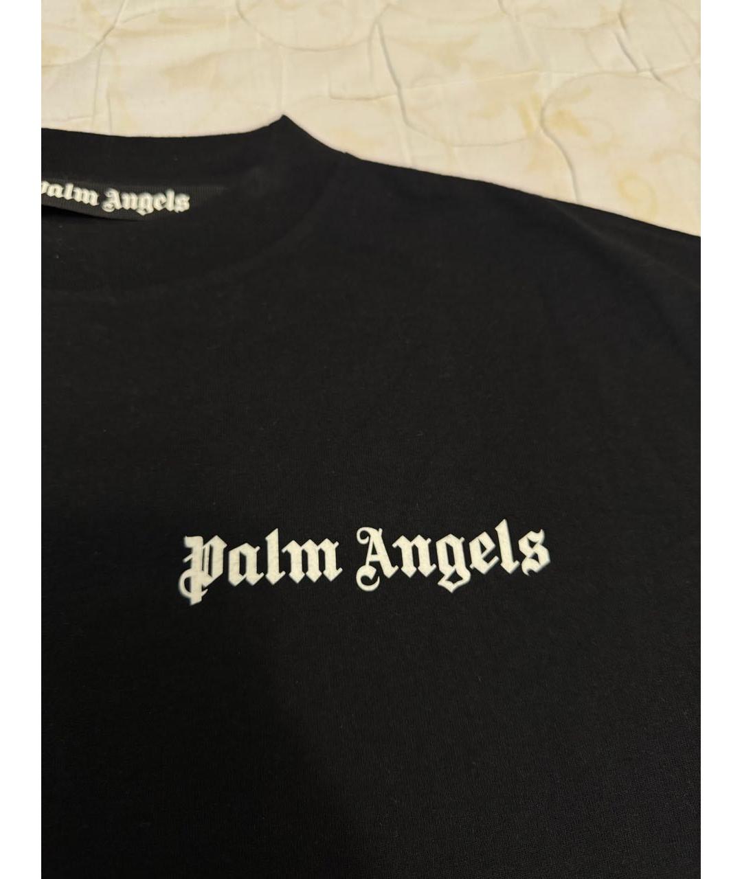 PALM ANGELS Черная футболка, фото 2