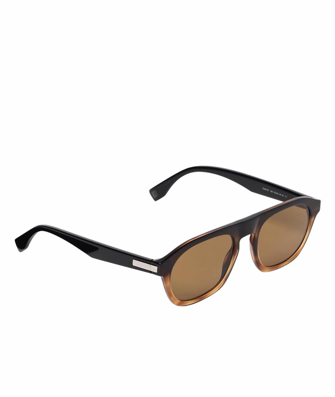 FENDI Черные солнцезащитные очки, фото 1