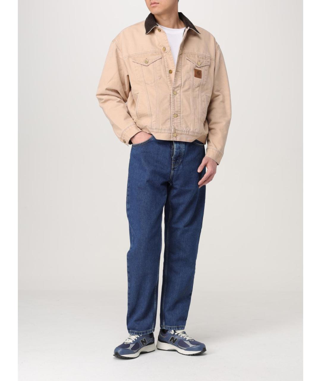 CARHARTT WIP Бежевая хлопковая куртка, фото 3