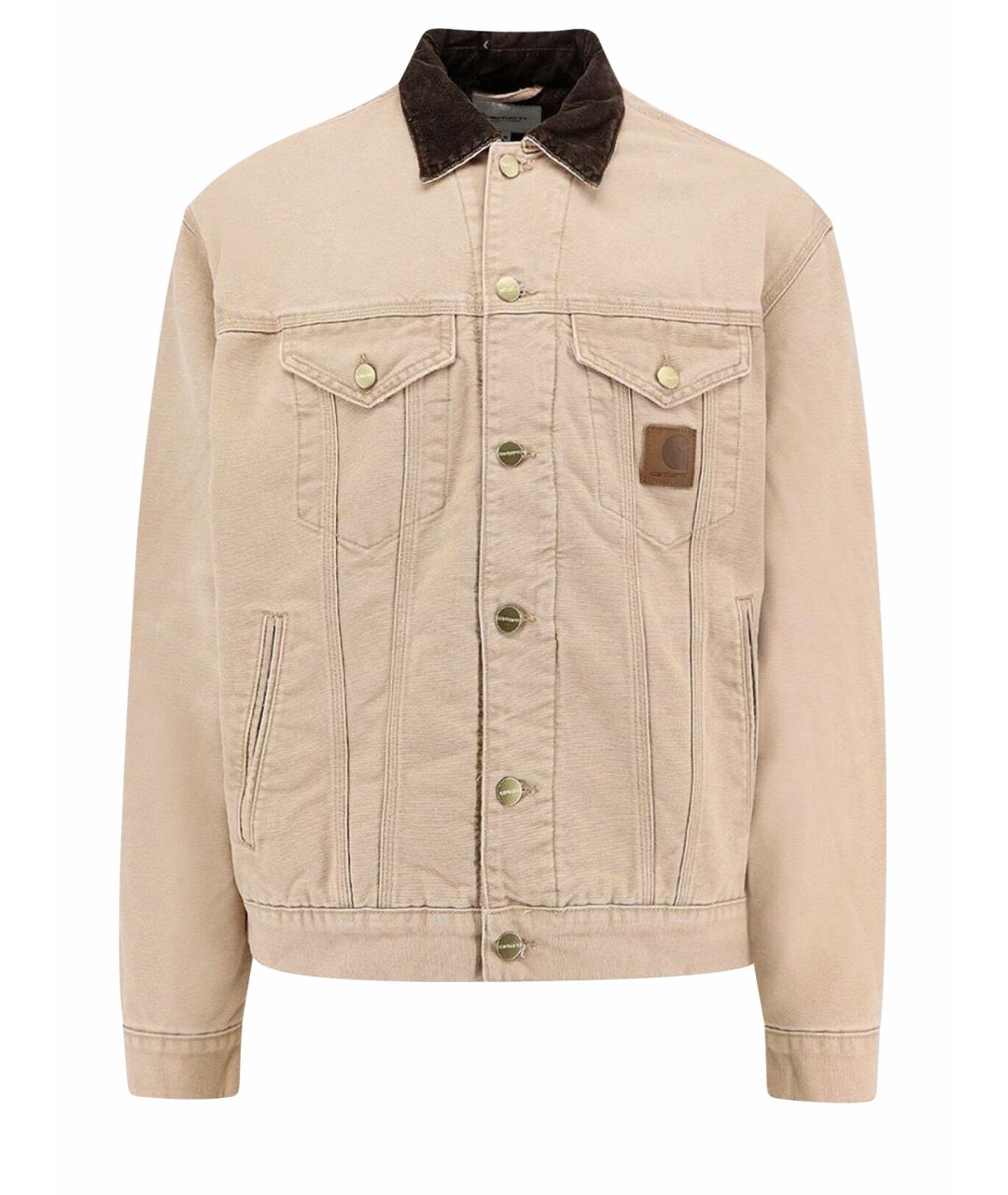 CARHARTT WIP Бежевая хлопковая куртка, фото 1