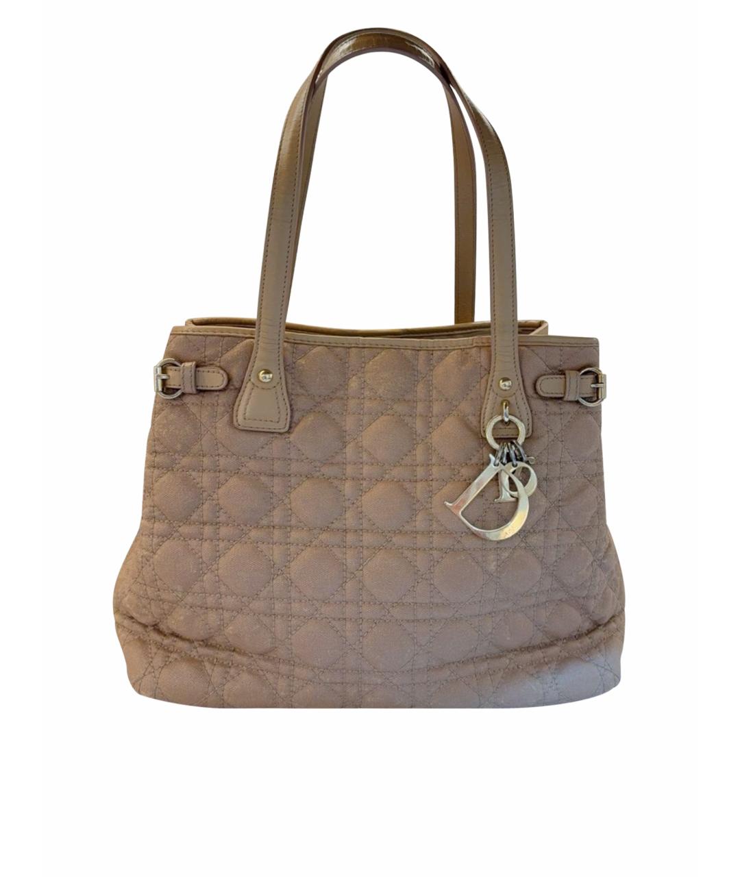 CHRISTIAN DIOR Бежевая сумка тоут, фото 1