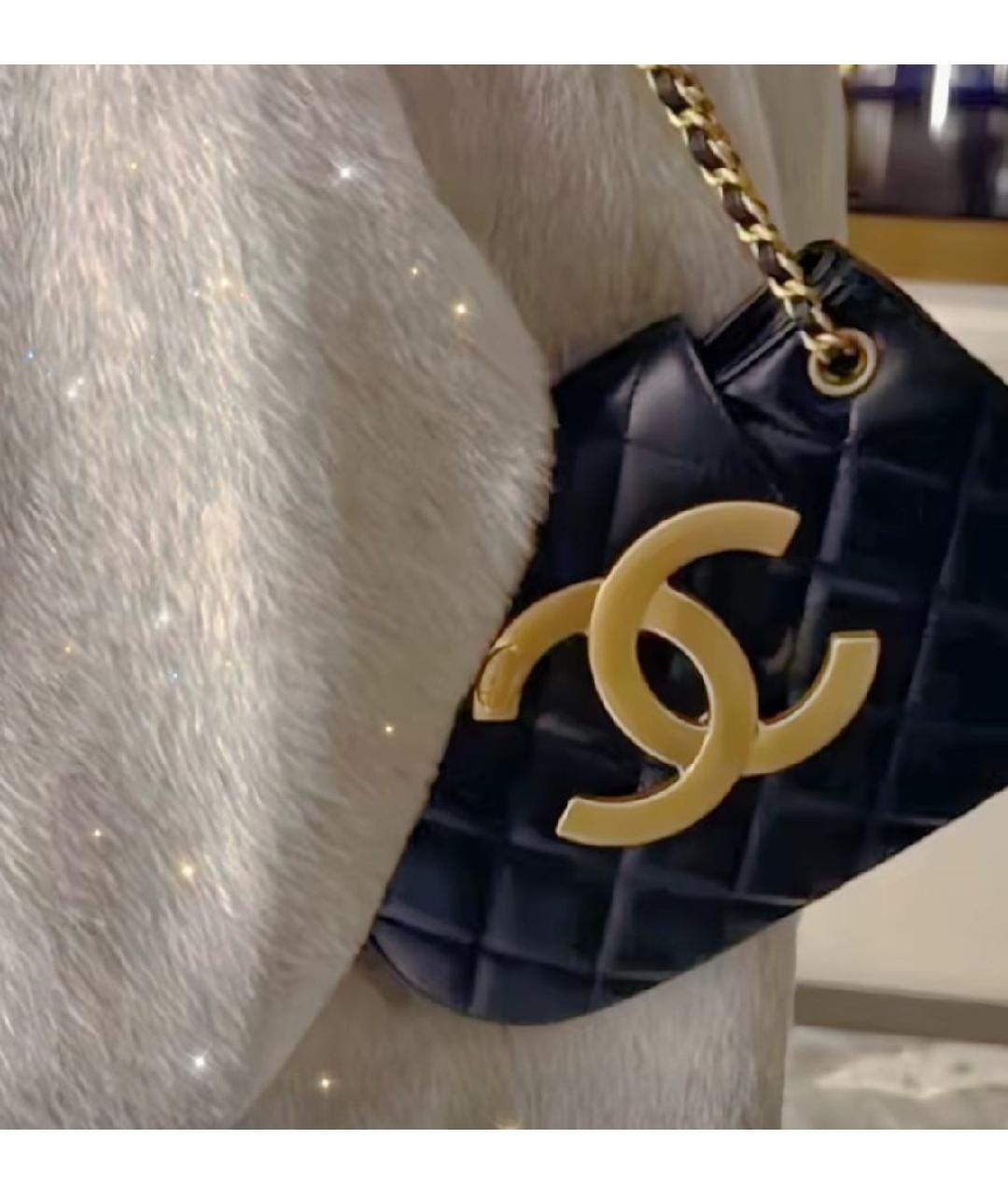 CHANEL Черная сумка через плечо, фото 7