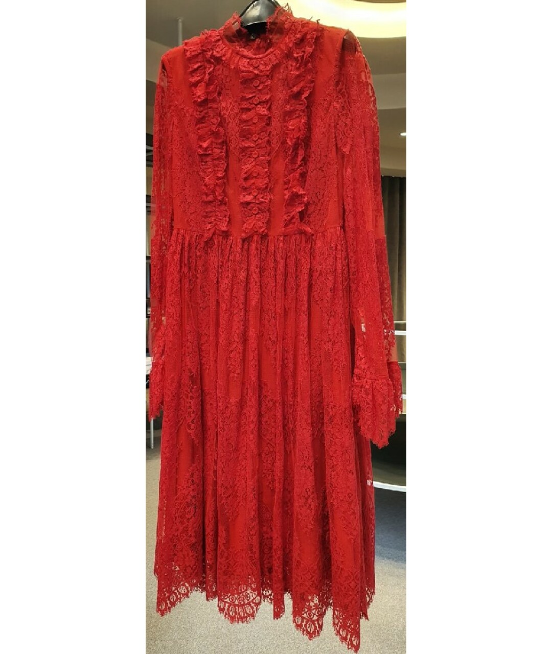 ERDEM Красное платье, фото 2
