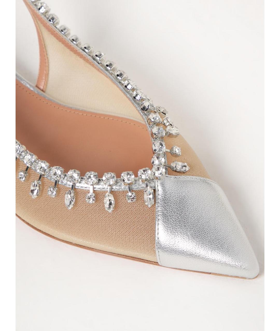 AQUAZZURA Бежевые балетки, фото 4