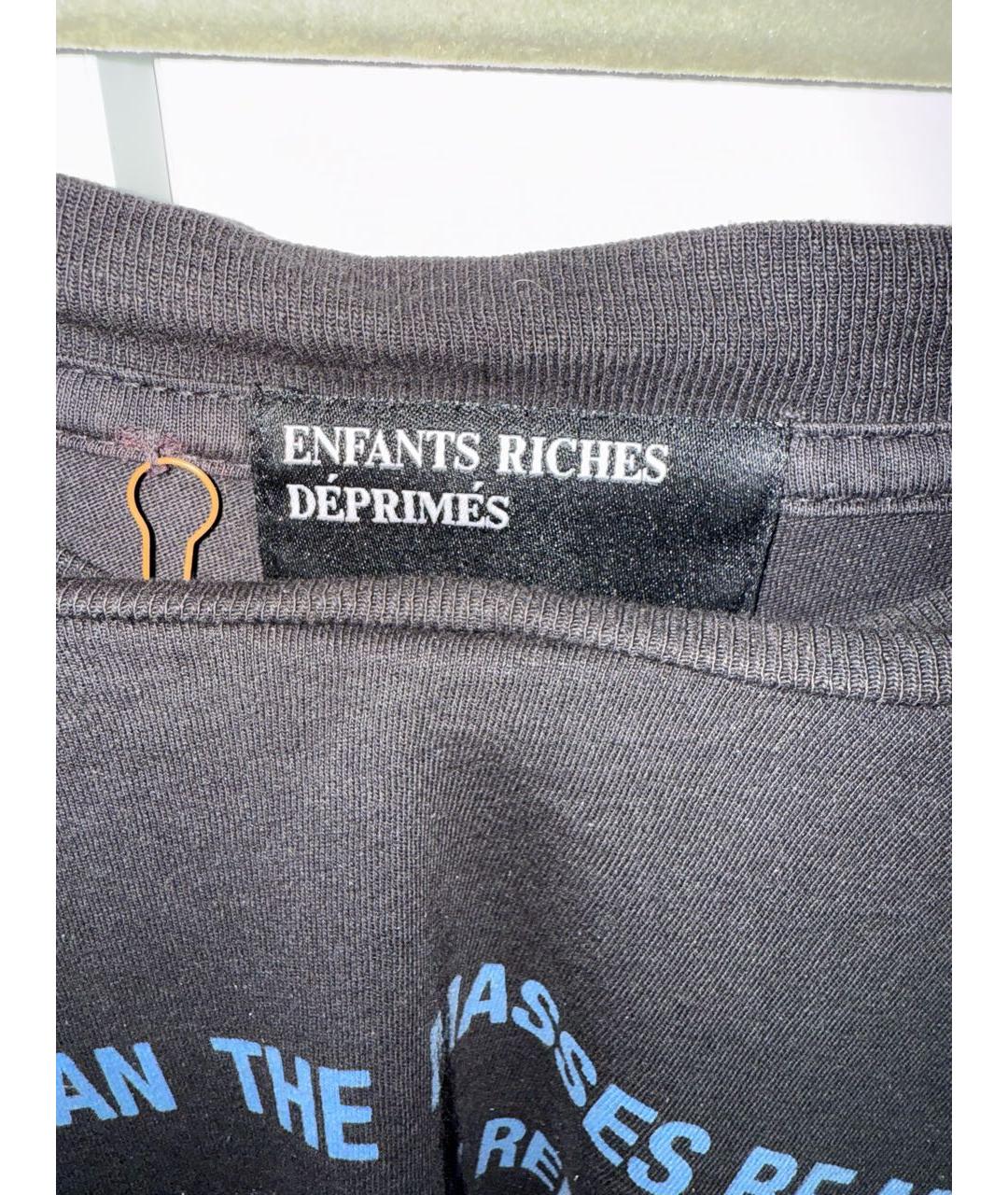Enfants Riches Déprimés Черная хлопковая футболка, фото 3