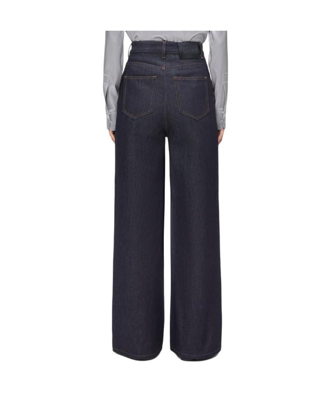 LOEWE Темно-синие прямые джинсы, фото 2