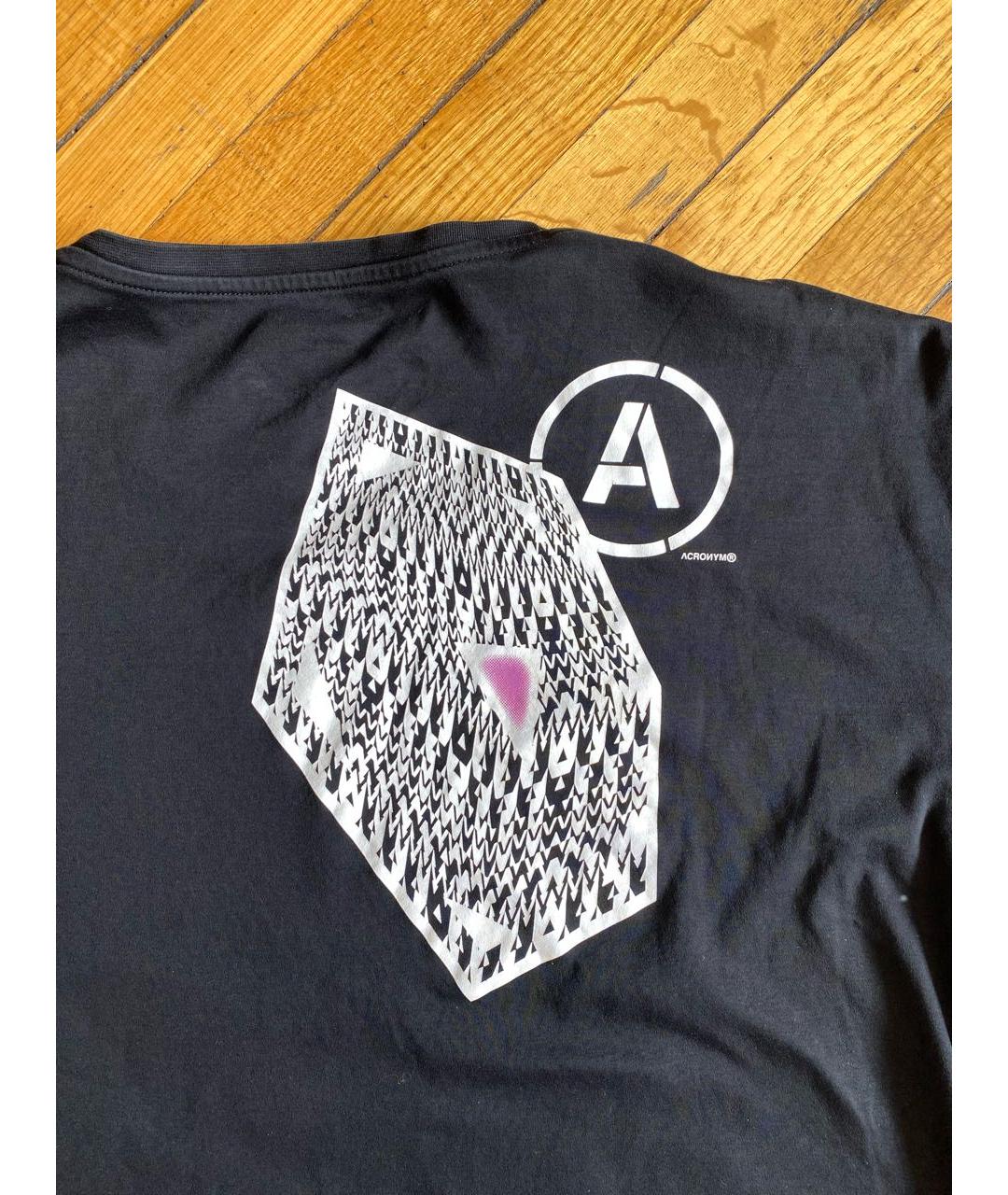 ACRONYM® Черная хлопковая футболка, фото 4