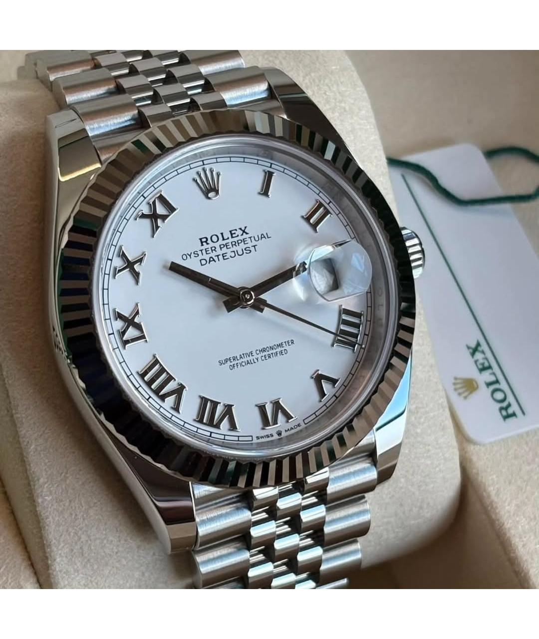ROLEX Часы из белого золота, фото 4