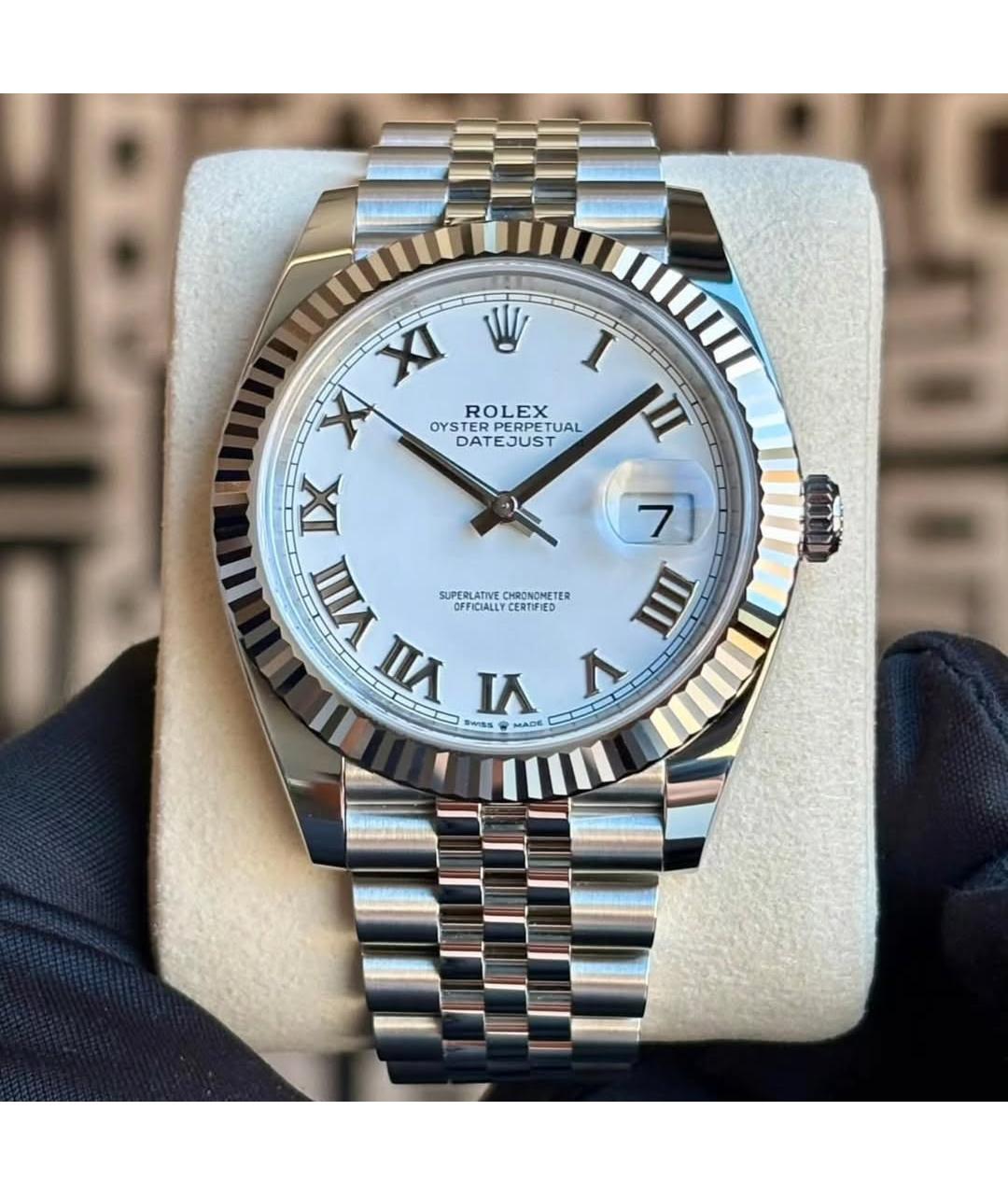 ROLEX Часы из белого золота, фото 2