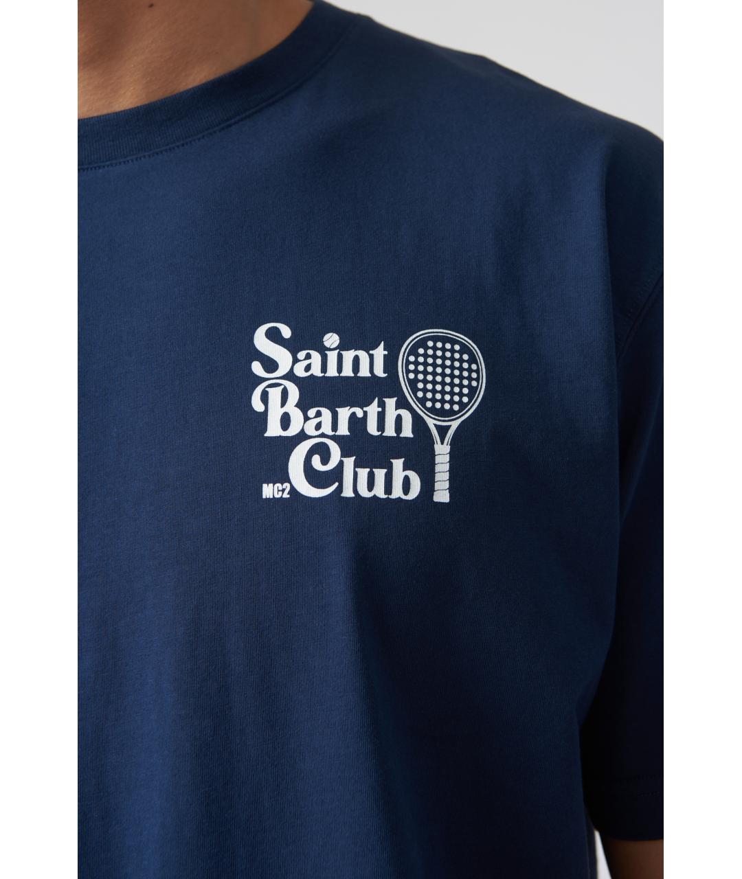 MC2 SAINT BARTH Темно-синяя футболка, фото 2