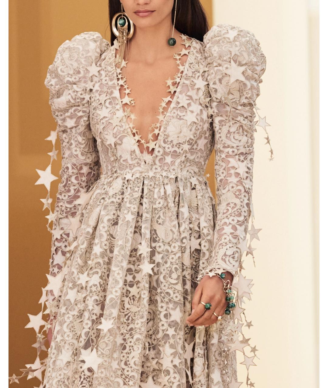 ZIMMERMANN Золотое коктейльное платье, фото 8