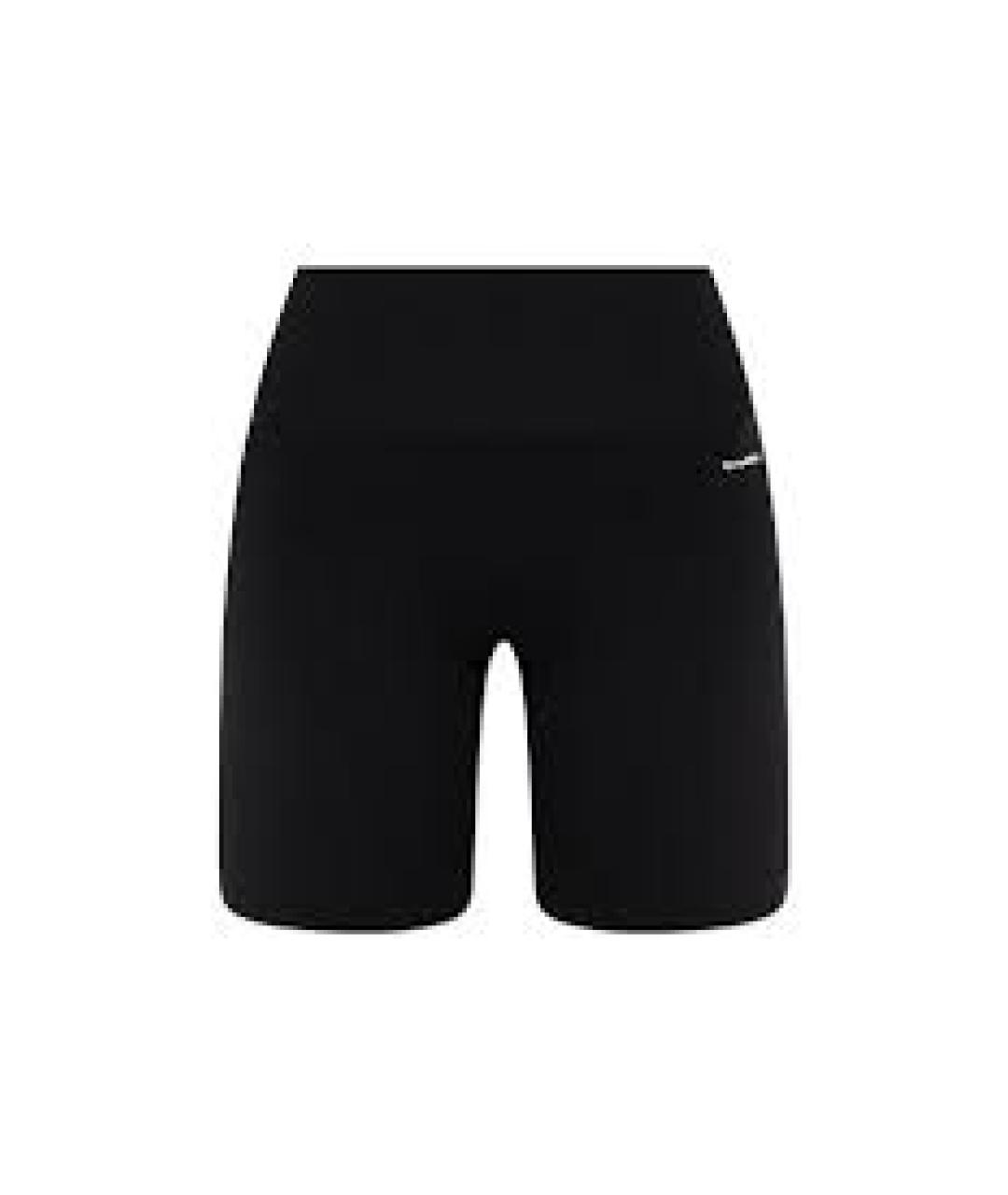 SPORTY AND RICH Черные полиамидовые леггинсы и велосипедки, фото 1