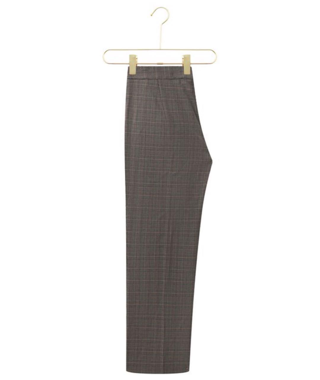 STELLA MCCARTNEY Антрацитовые шерстяные брюки широкие, фото 2