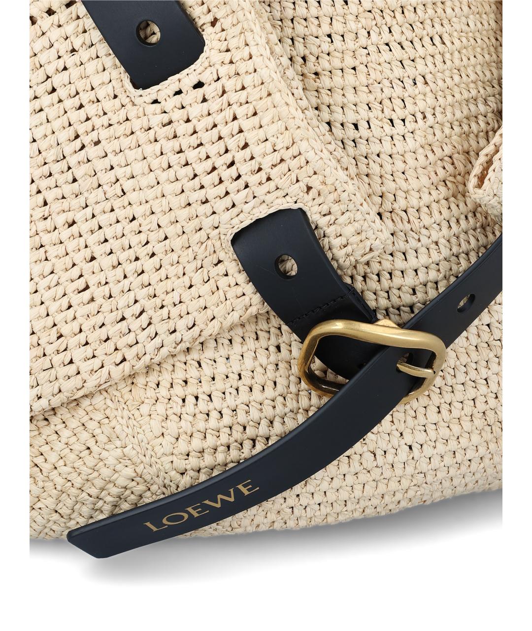 LOEWE Бежевая сумка тоут, фото 3