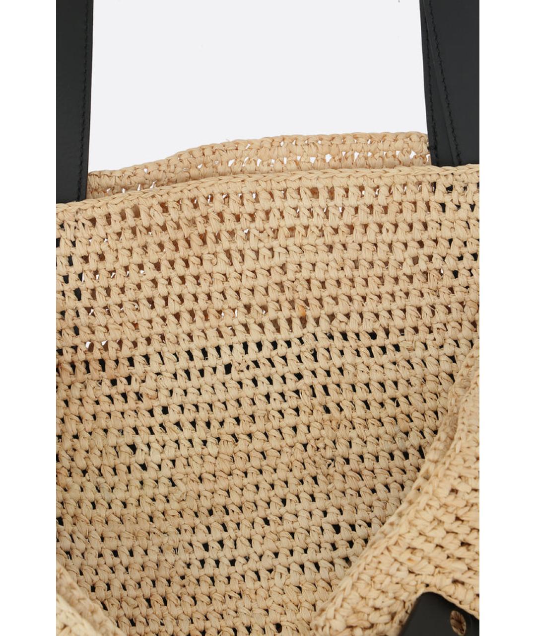 LOEWE Бежевая сумка тоут, фото 5