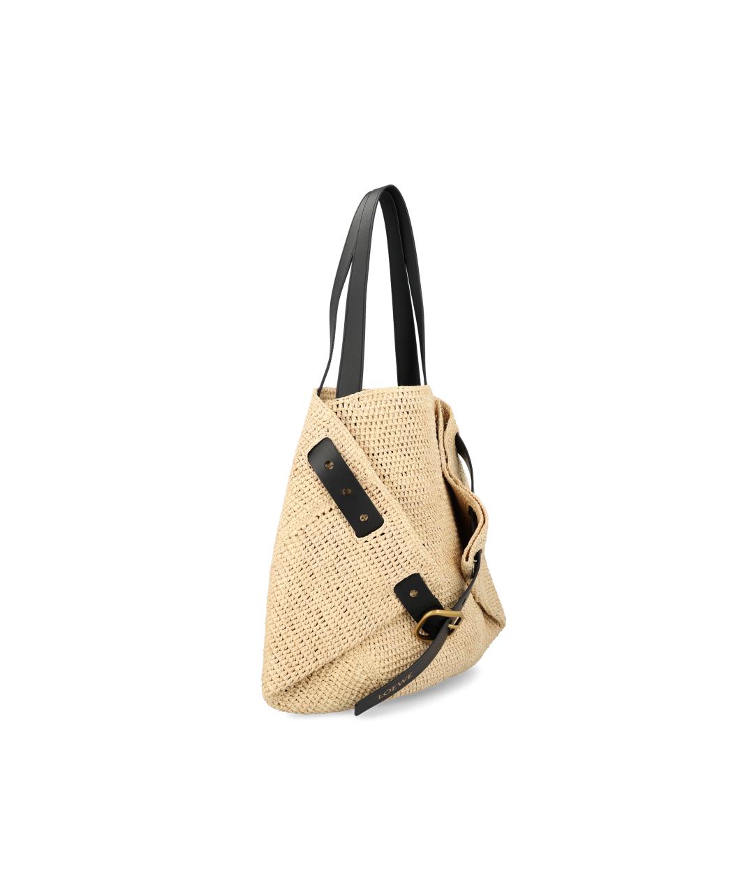 LOEWE Бежевая сумка тоут, фото 2
