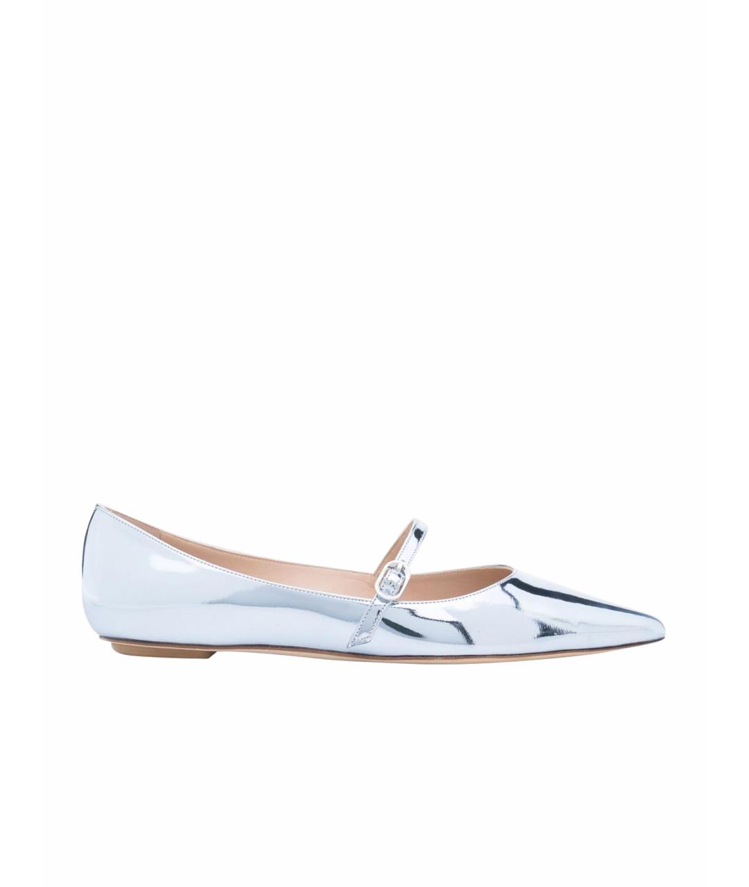STUART WEITZMAN Голубые балетки, фото 1
