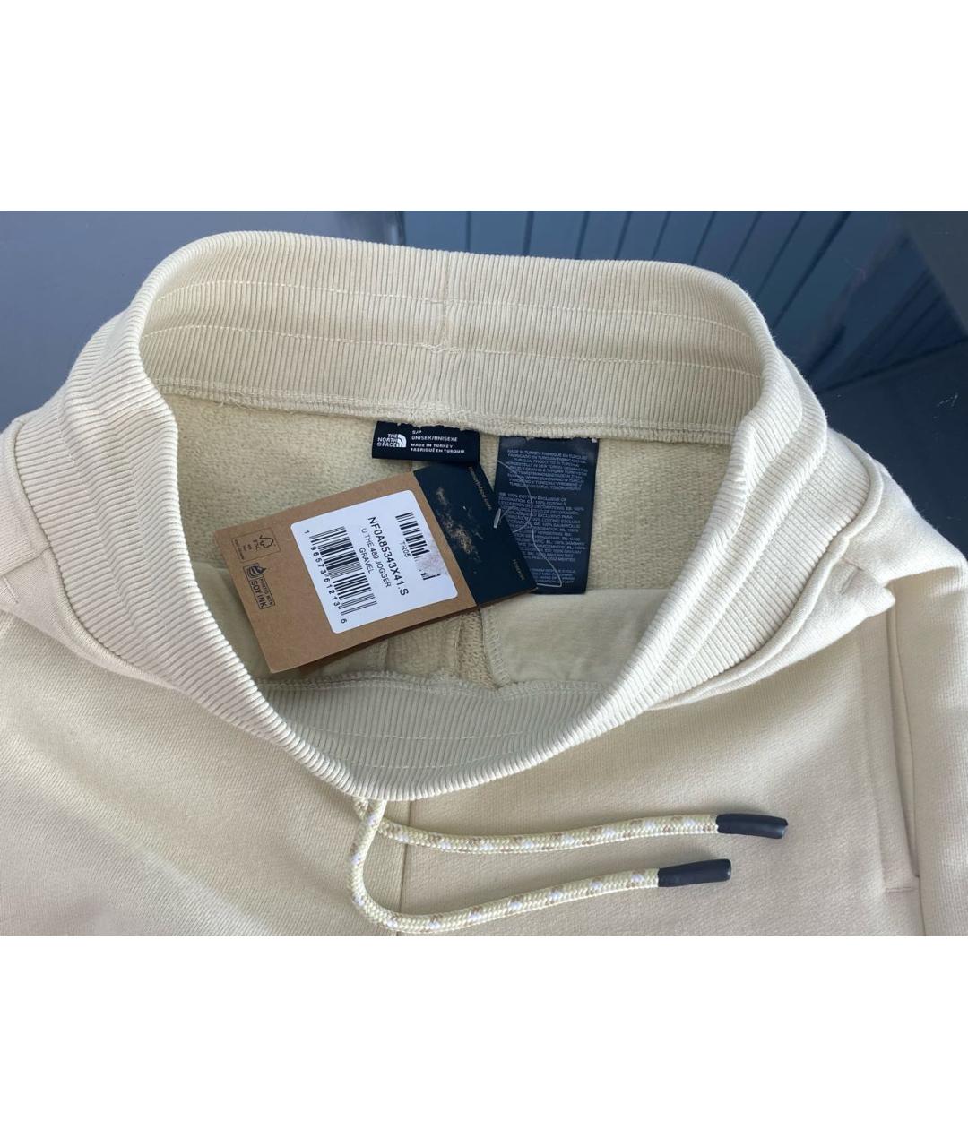 THE NORTH FACE Бежевые хлопковые спортивные брюки и шорты, фото 3