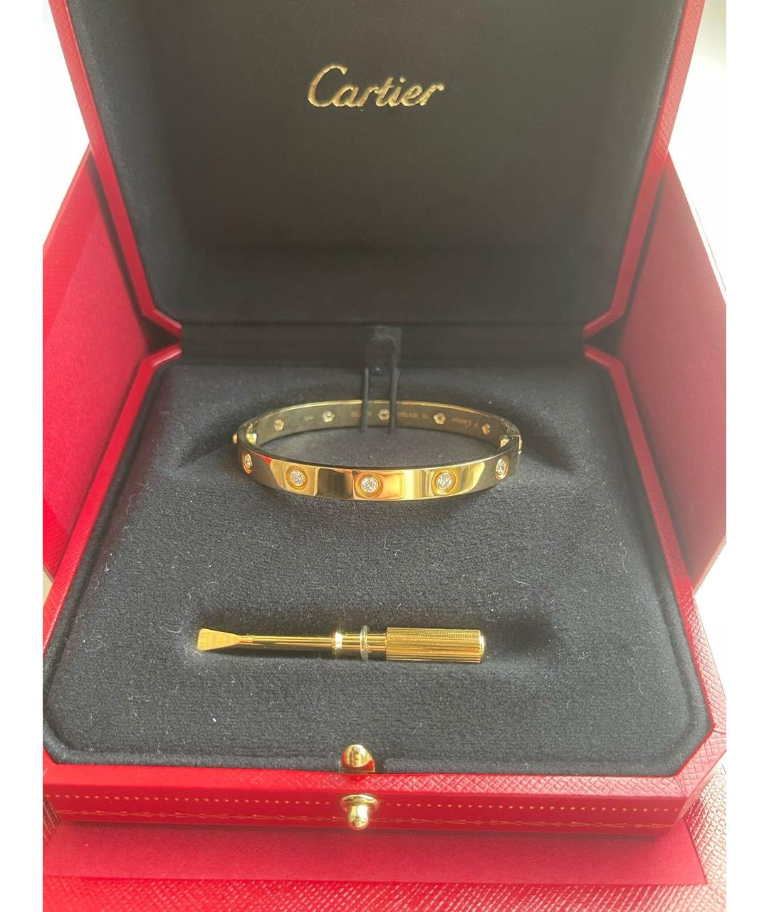 CARTIER Золотой браслет из желтого золота, фото 2