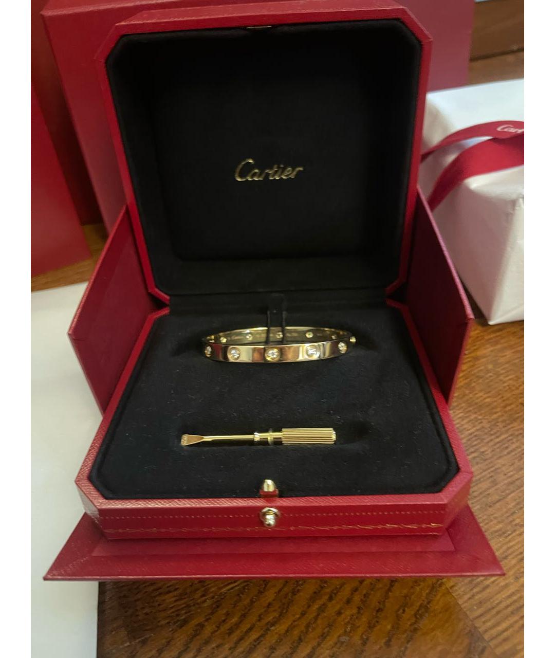 CARTIER Золотой браслет из желтого золота, фото 3