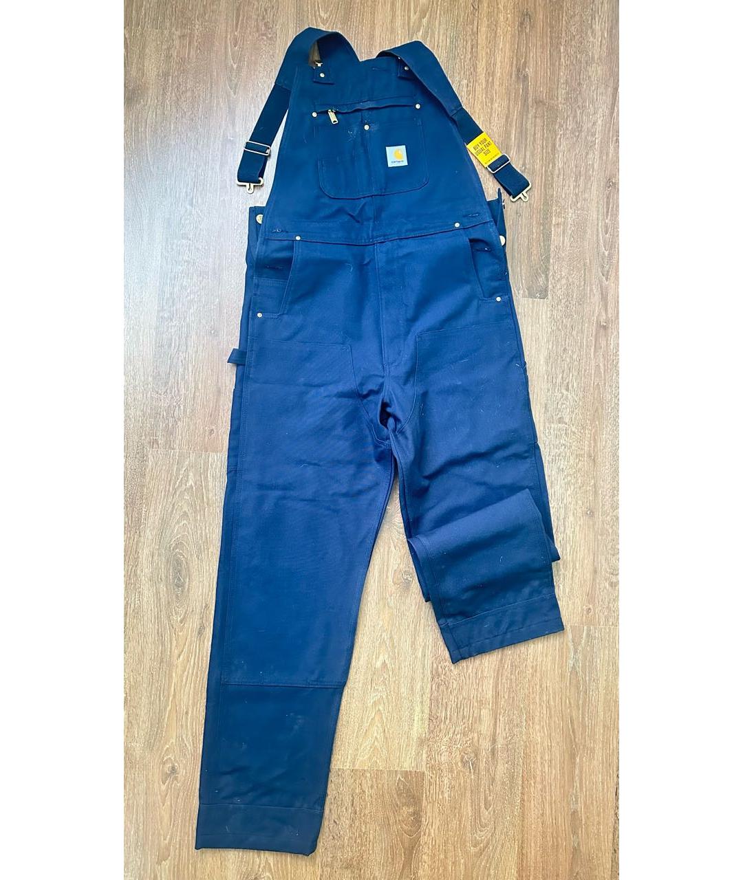 CARHARTT Темно-синий хлопковый комбинезон, фото 5