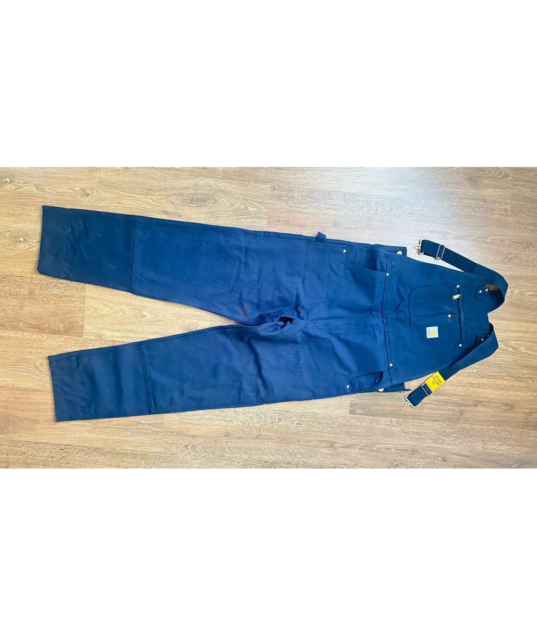 CARHARTT Темно-синий хлопковый комбинезон, фото 9
