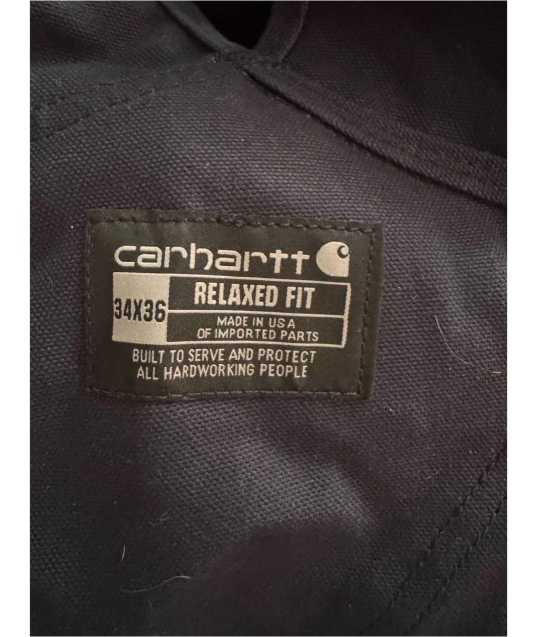CARHARTT Темно-синий хлопковый комбинезон, фото 7