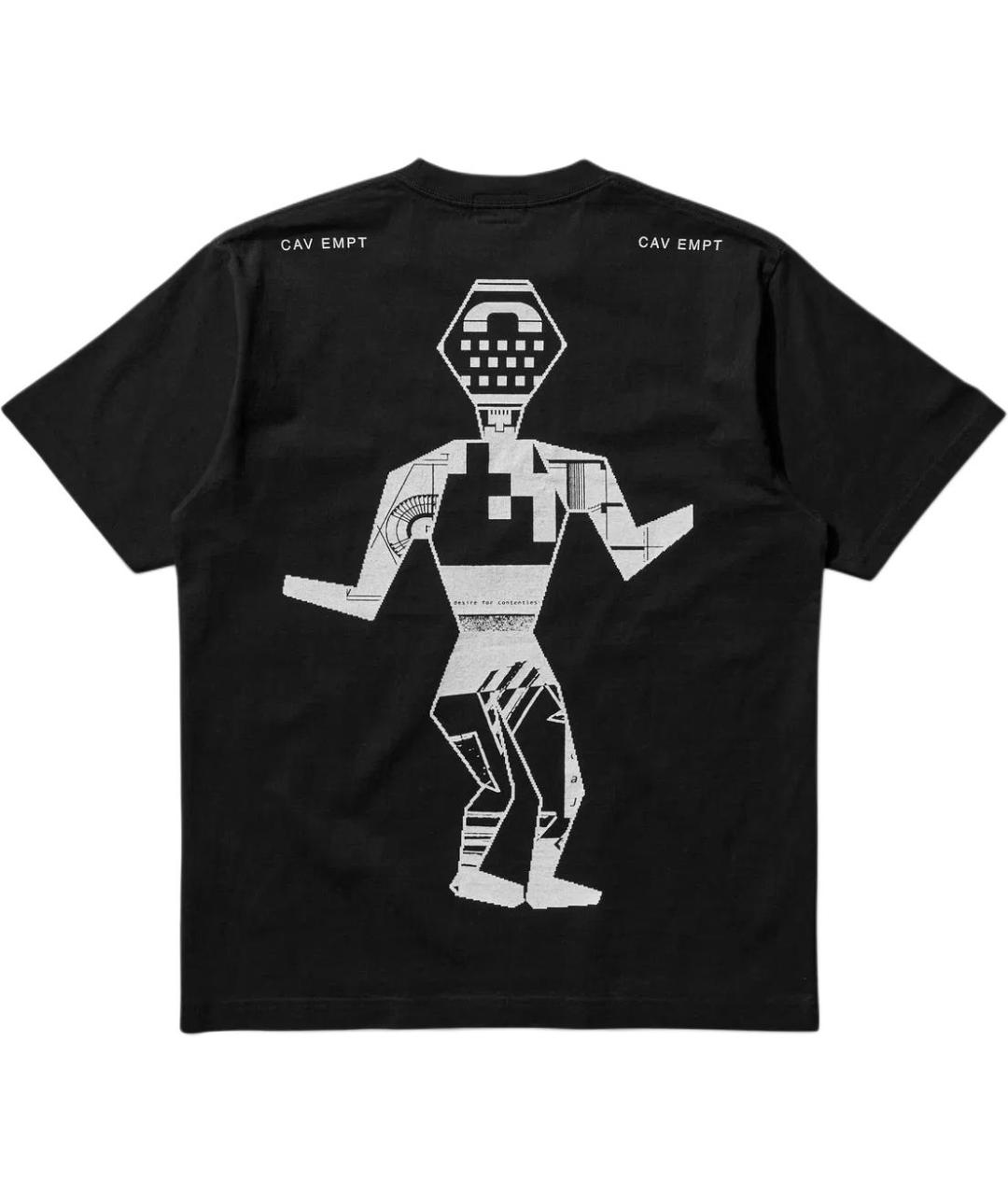 CAV EMPT Черная хлопковая футболка, фото 2