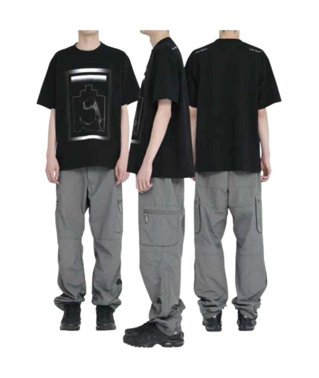 CAV EMPT Черная хлопковая футболка, фото 3