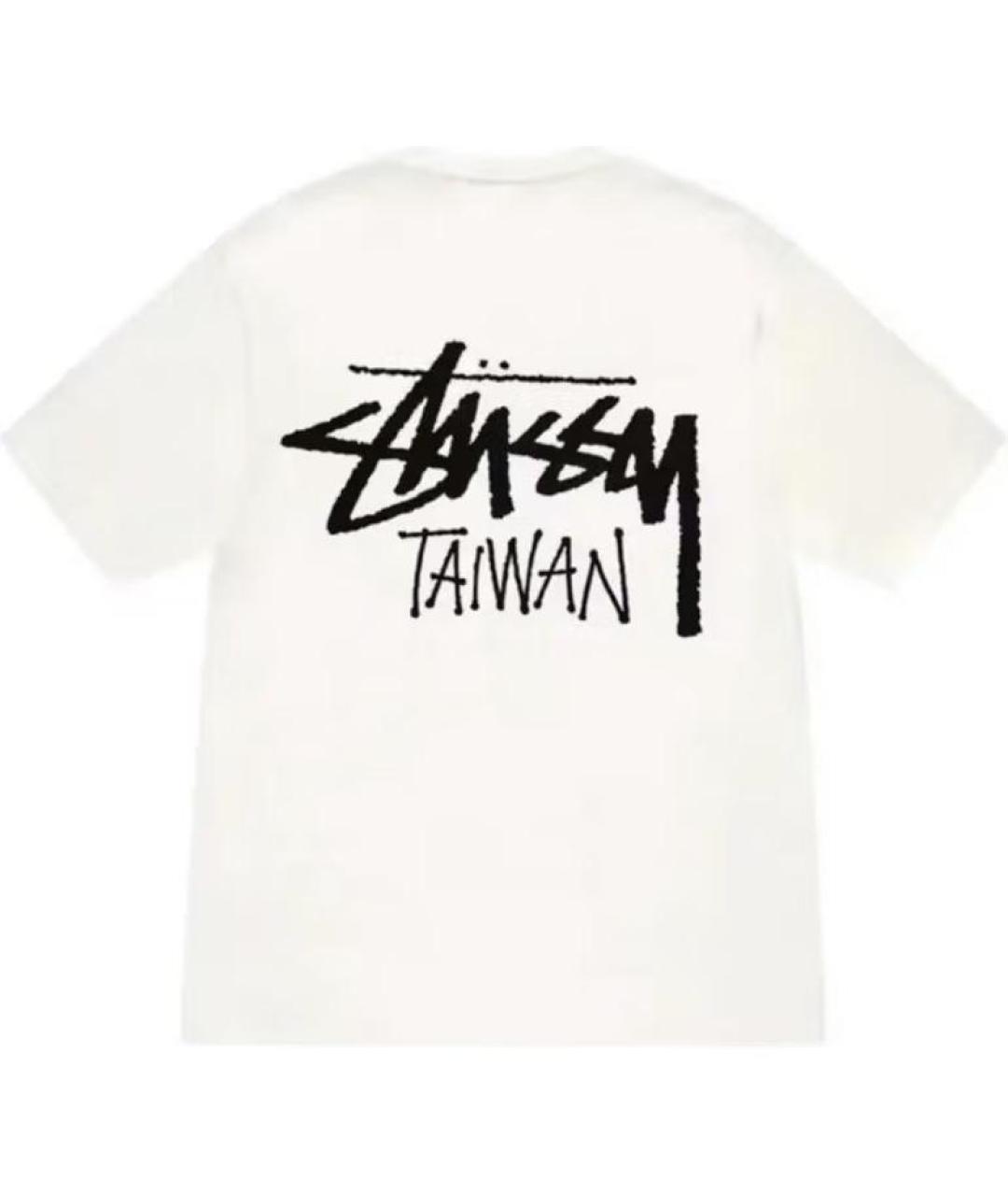 STUSSY Белая футболка, фото 2