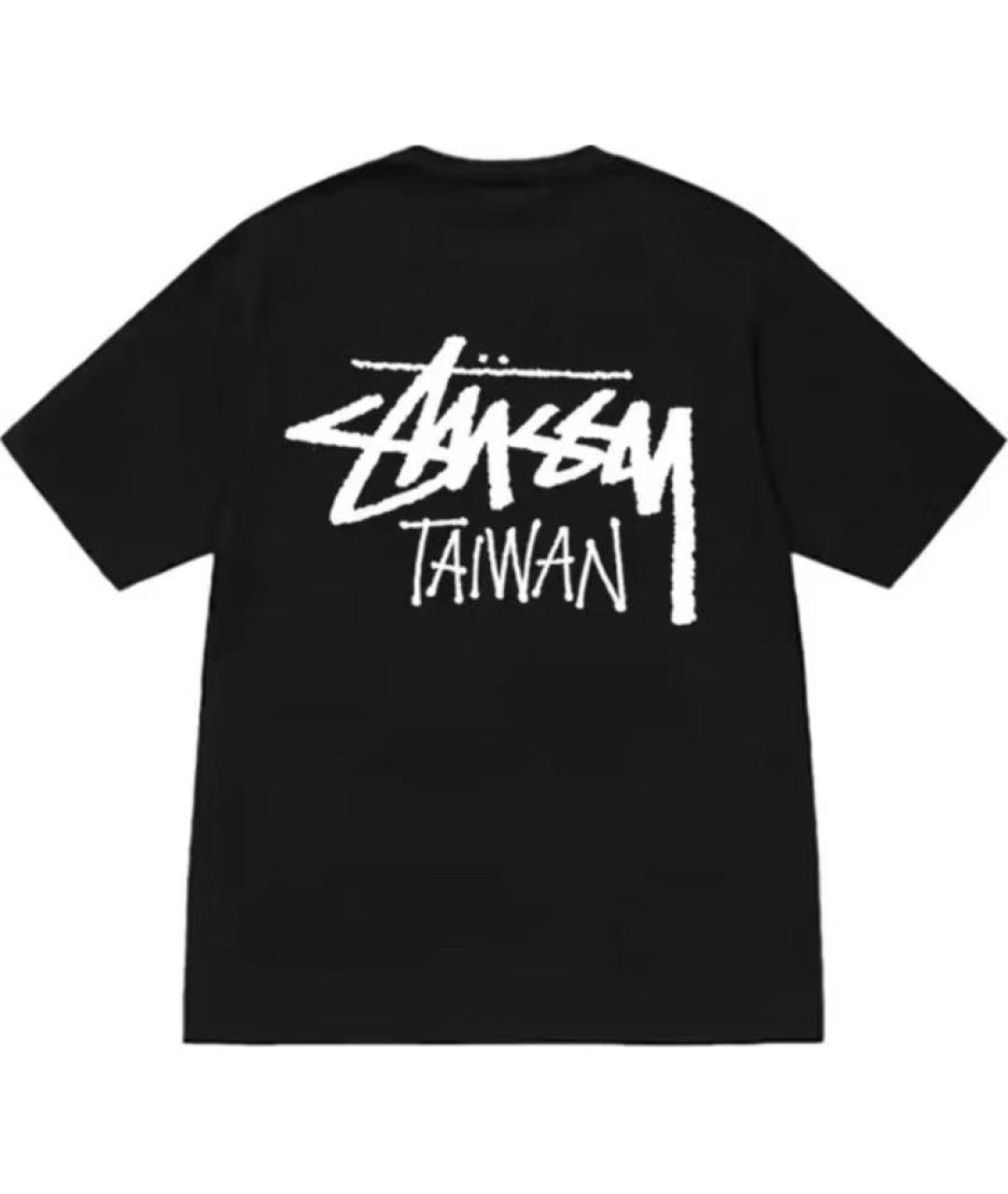 STUSSY Черная хлопковая футболка, фото 2