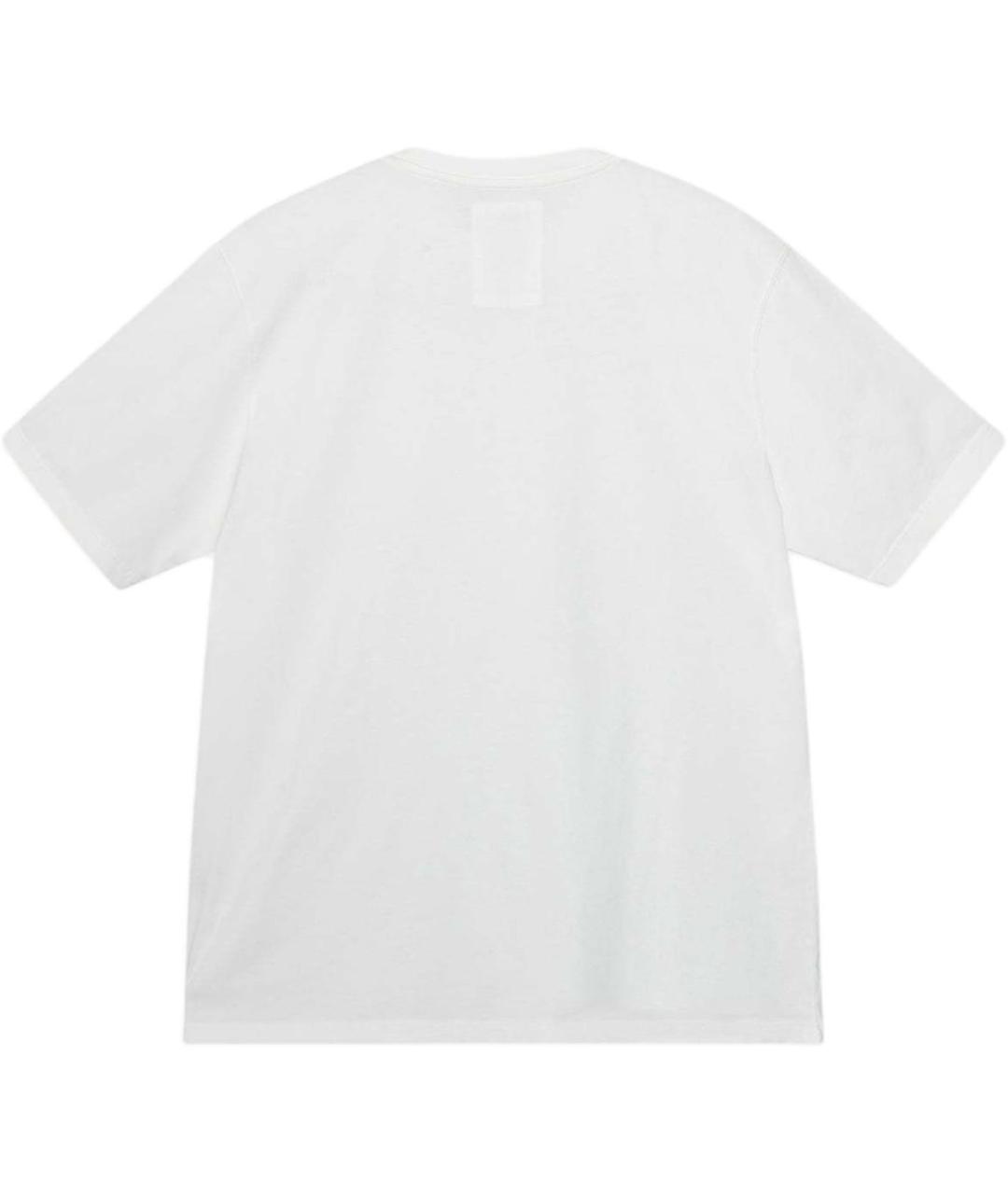 STUSSY Белая футболка, фото 2
