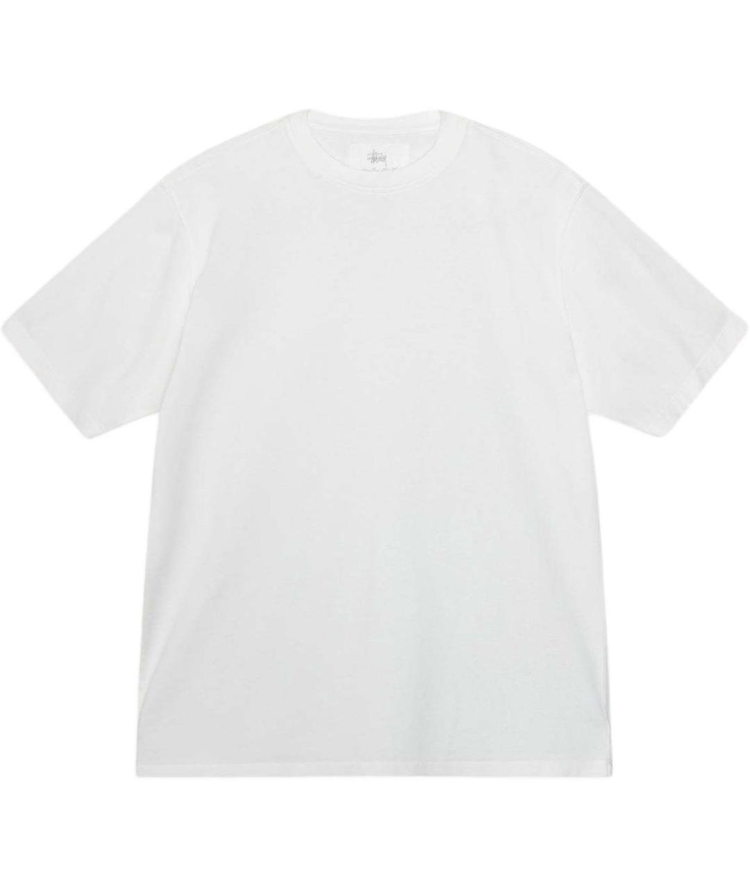 STUSSY Белая футболка, фото 1