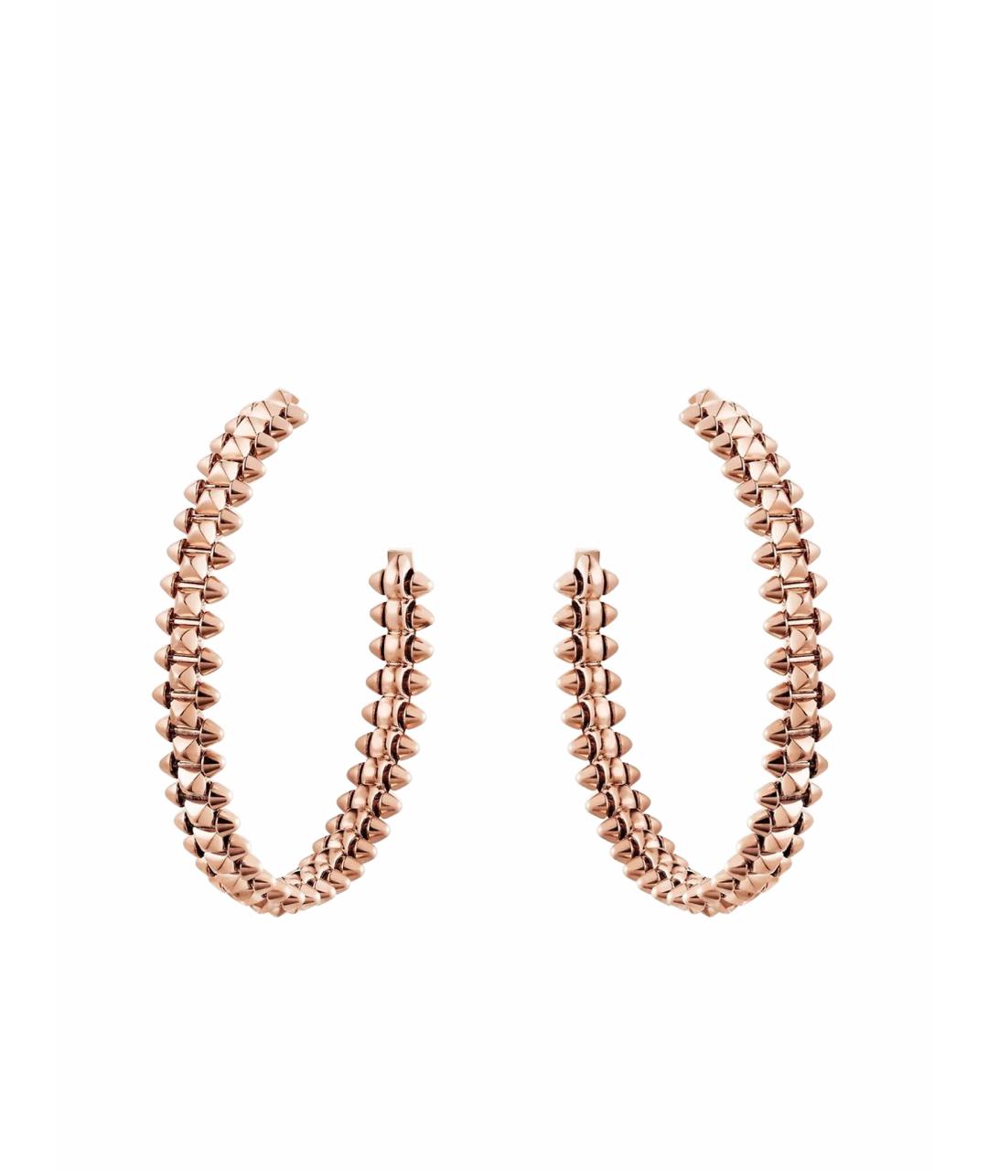 CARTIER Золотые серьги из розового золота, фото 1