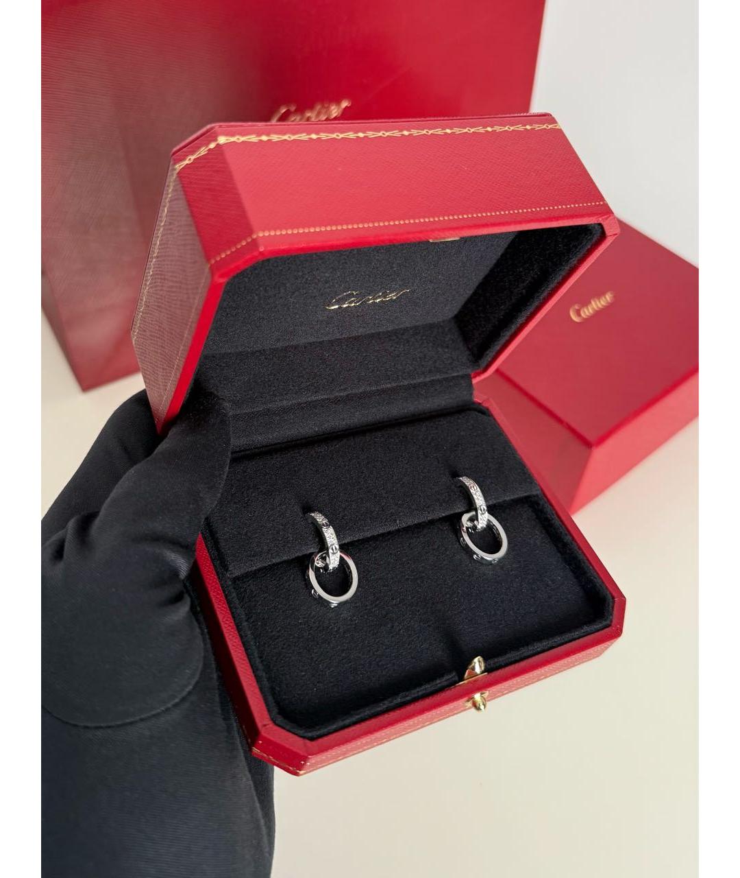 CARTIER Серьги из белого золота, фото 2