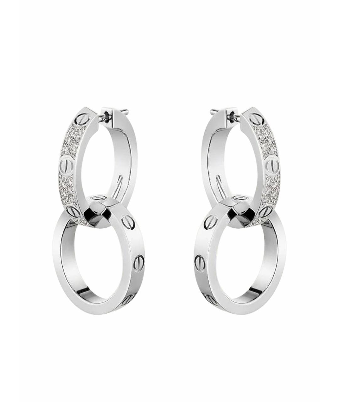 CARTIER Серьги из белого золота, фото 1