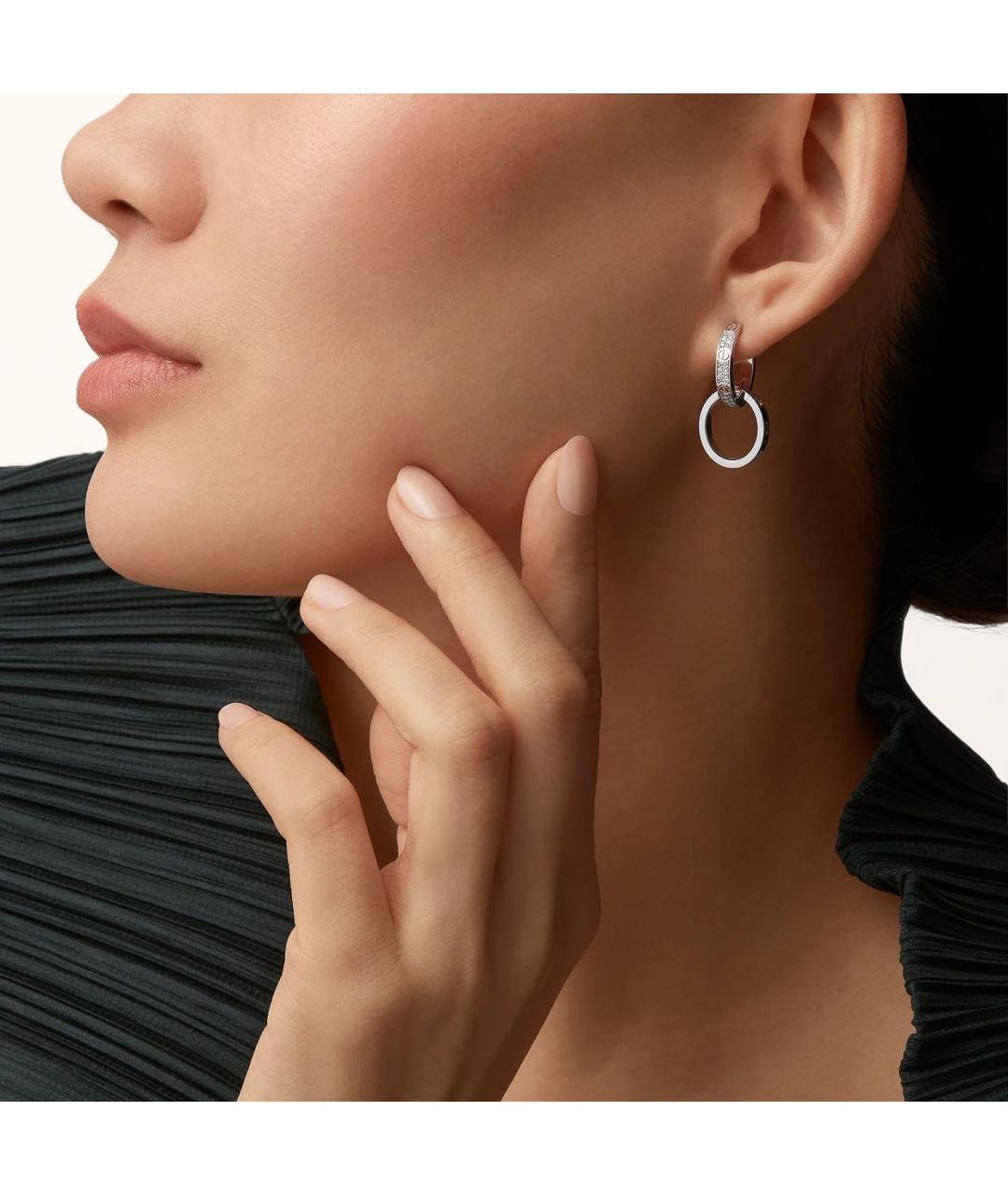 CARTIER Серьги из белого золота, фото 4