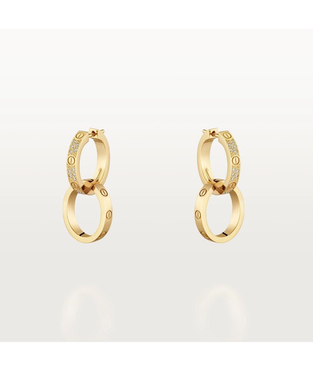 CARTIER Золотые серьги из желтого золота, фото 6