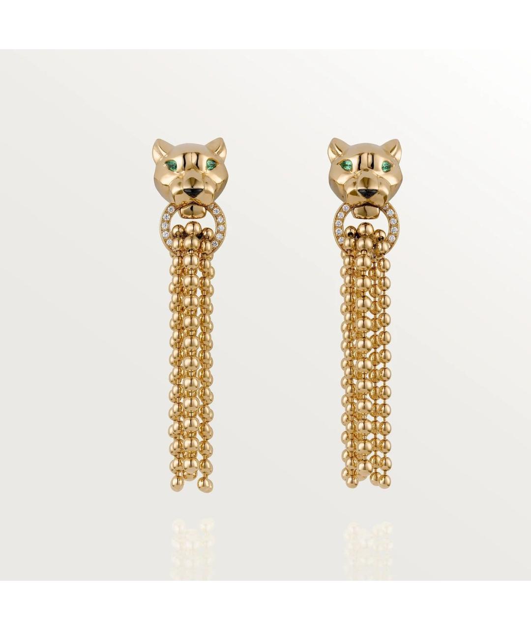 CARTIER Золотые серьги из желтого золота, фото 6