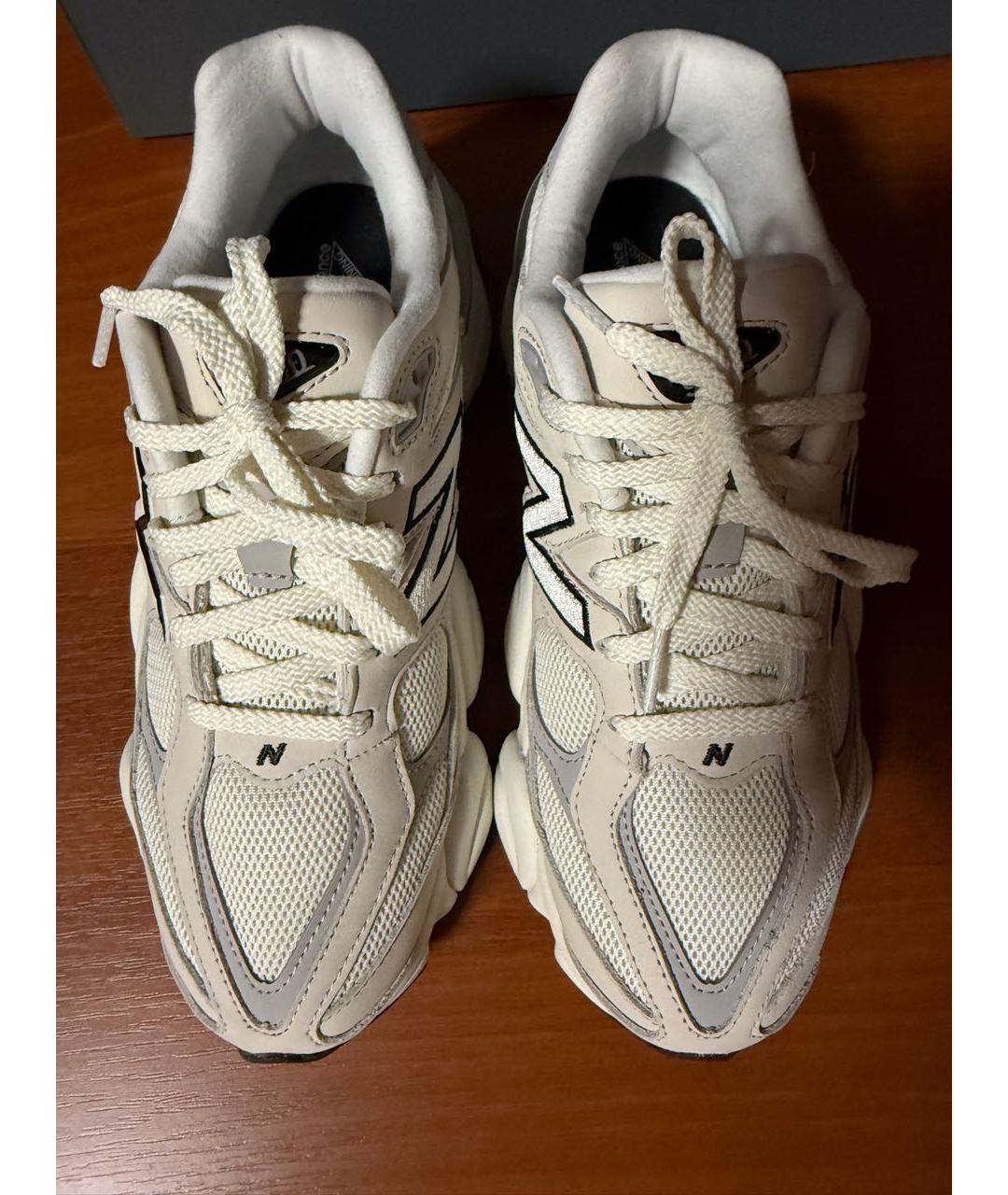 NEW BALANCE Бежевые кожаные кроссовки, фото 3